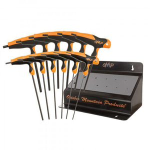 OMP PRO SHOP BENCH HEX WRENCH SET WITH STANDA-FAC archery