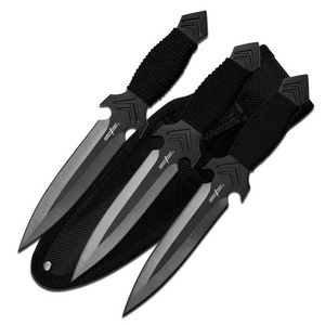 PERFECT POINT THROWING KNIVES PP-081-3BKA-FAC archery