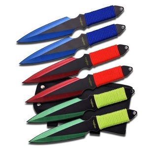 PERFECT POINT THROWING KNIVES PP-080-6RGBA-FAC archery