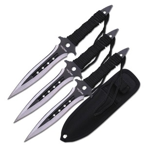 PERFECT POINT THROWING KNIVES PP-099-3BKA-FAC archery