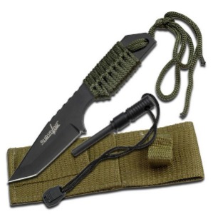SURVIVOR FIXED BLADE KNIFE HK-106320A-FAC archery