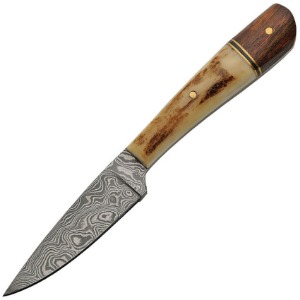 DAMASCUS FIXED BLADE KNIFE DM1176A-FAC archery