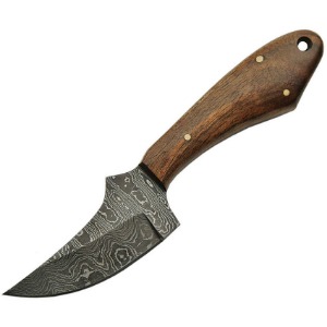 DAMASCUS FIXED BLADE KNIFE DM1131WNA-FAC archery