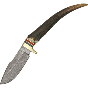 DAMASCUS FIXED BLADE KNIFE DM1029A-FAC archery