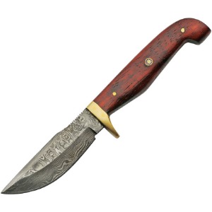 DAMASCUS FIXED BLADE KNIFE DM1172A-FAC archery