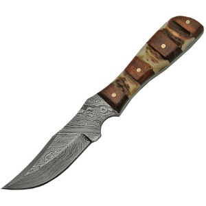 DAMASCUS FIXED BLADE KNIFE DM1109A-FAC archery