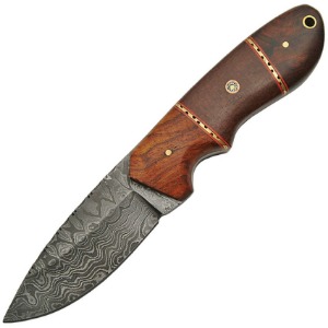 DAMASCUS FIXED BLADE KNIFE DM1142A-FAC archery