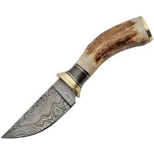 DAMASCUS FIXED BLADE KNIFE DM1188A-FAC archery