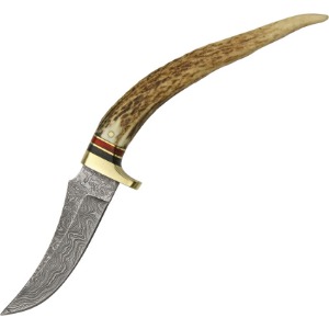 DAMASCUS FIXED BLADE KNIFE DM1028A-FAC archery