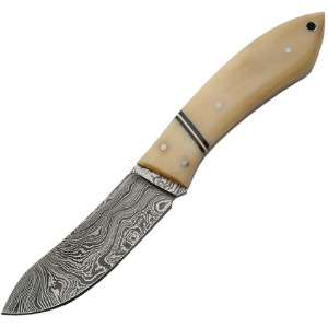 DAMASCUS FIXED BLADE KNIFE DM1073BOA-FAC archery