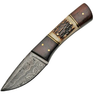 DAMASCUS FIXED BLADE KNIFE DM1183A-FAC archery
