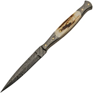 DAMASCUS FIXED BLADE KNIFE DM1178A-FAC archery