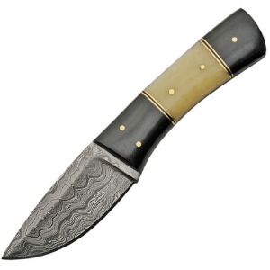 DAMASCUS FIXED BLADE KNIFE DM1184A-FAC archery