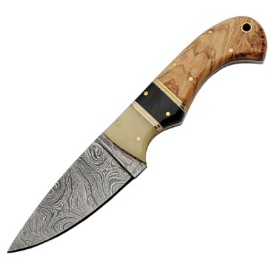 DAMASCUS FIXED BLADE KNIFE DM1192A-FAC archery