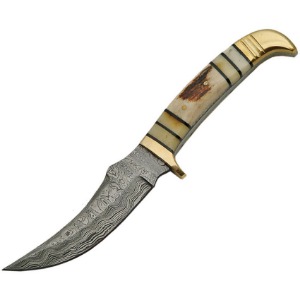 DAMASCUS FIXED BLADE KNIFE DM1159STA-FAC archery