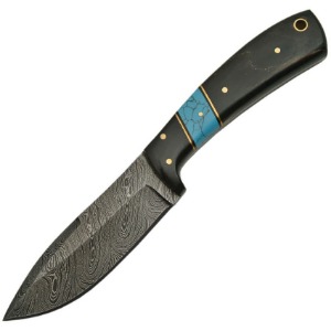 DAMASCUS FIXED BLADE KNIFE DM1147A-FAC archery