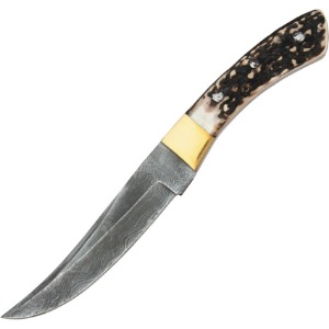 DAMASCUS FIXED BLADE KNIFE DM1001A-FAC archery