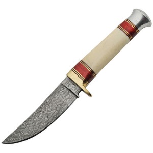 DAMASCUS FIXED BLADE KNIFE DM1189A-FAC archery