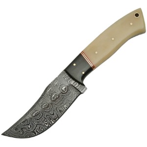 DAMASCUS FIXED BLADE KNIFE DM1151A-FAC archery