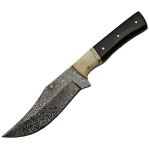 DAMASCUS FIXED BLADE KNIFE DM1157HNA-FAC archery