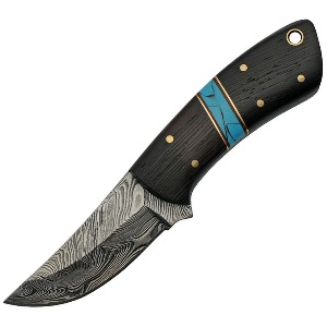 DAMASCUS FIXED BLADE KNIFE DM1243A-FAC archery