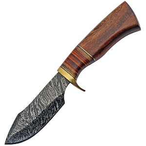 DAMASCUS FIXED BLADE KNIFE DM1216A-FAC archery