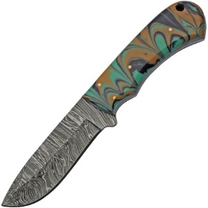 DAMASCUS FIXED BLADE KNIFE DM1251CMA-FAC archery