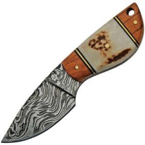 DAMASCUS FIXED BLADE KNIFE DM1249A-FAC archery
