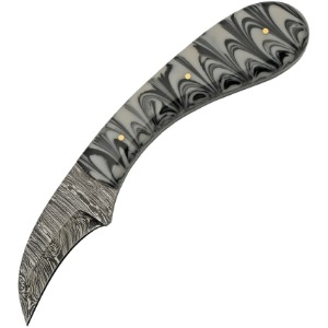 DAMASCUS FIXED BLADE KNIFE DM1260BKA-FAC archery