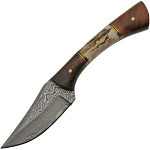DAMASCUS FIXED BLADE KNIFE DM1269A-FAC archery