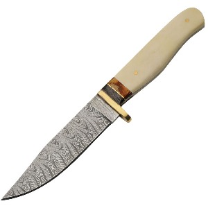 DAMASCUS FIXED BLADE KNIFE DM1339A-FAC archery