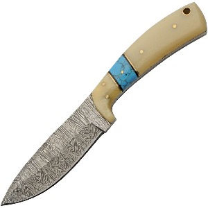 DAMASCUS FIXED BLADE KNIFE DM1359A-FAC archery