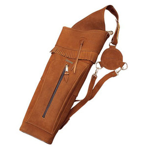 NEET BACK QUIVER T-BQ-2 LEATHER A-FAC archery