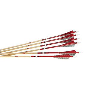 ROSE CITY WOOD ARROW BEARX300 12PCSA-FAC archery